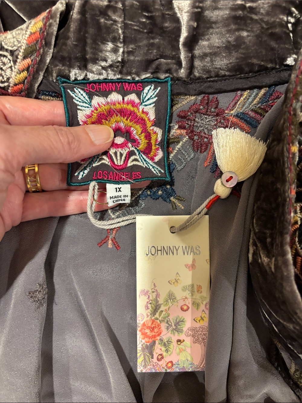Johnny Was Kimono Jacket - Picture 9 of 11